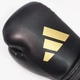 Боксерские перчатки Adidas Speed 50 (ADISBG50) Black/Gold 10 унций - изображение 5