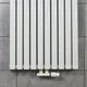 Вертикальний радіатор Ellipse Double 600х1800-10 (50 мм), anticor, білий - изображение 3