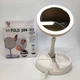 Складное зеркало для макияжа с LED подсветкой 10x My Fold Away Mirror белое - изображение 3