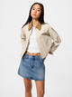 Юбка джинсовая мини летняя прямая женская Uniqlo 436650082 S Голубая (1160349903) - изображение 1