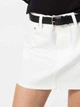 Юбка джинсовая мини летняя прямая женская Uniqlo 769061850 XL Белая (1160335751) - изображение 3