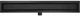 Odpływ liniowy prysznicowy Fala Wet & Dry Black 700 mm Czarny (71601) (5906083134067) - obraz 1