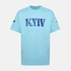 Мужская голубая футболка ФК «Динамо» Киев New Balance Graphic 48 (M) (MT62G9BGSRF) - изображение 1