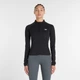 Женская черная спортивная кофта New Balance NB Harmony Fitted Full Zip 42 (XL) (WJ61X09UBK) - изображение 1