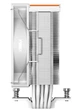 Кулер для процессора PcCooler RT500 Digital ARGB White (RT500 Digital ARGB WH) - изображение 6