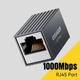 З'єднувач витої пари ESSAGER Gigabit RJ45 Coupler Black (EZJRJK-XT0G-P) - зображення 2