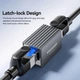 З'єднувач витої пари ESSAGER Gigabit RJ45 Coupler Black (EZJRJK-XT0G-P) - зображення 7