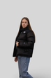 Жіночий Пуховик з вишивкою The North Face tnf 700 чорний XL - зображення 7