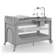 Кровать-манеж с пеленатором Kinderkraft Leody Up Grey (KCLEODUPGRY00AC) - изображение 1