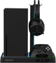 Podstawka chłodząca i ładująca YAXO XENO FROST do XBOX Series X/S Techno Black (YGXFCB01) - obraz 1