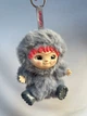 Мягкая игрушка брелок Wakuku Вакуку с ушками 18 см коллекционная серый (AN) 34357 - изображение 3