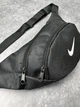Бананка чоловіча Nike чорна, сумка бананка через плече чоловіча - зображення 1
