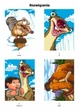 Раскраски disney по номерам антистресс Ледниковый период большая детская раскраска дисней по цифрам для детей девочек мальчиков и взрослых снятие стресса арт терапия со 100 иллюстрациями с героями мультфильмов L'Age de glace - изображение 2