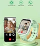 Дитячий смарт годинник Lemfo S40 з GPS, 4G сім картою, 16 ГБ пам’яті, TikTok, YouTube, Viber, прослуховуванням, AI-помічником, кнопкою SOS та IP68 Бежевий - зображення 6