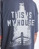 Футболка This Is My House Oversized Темно-сіра XXL - изображение 9