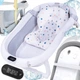 Детская ванночка складная Hanert KinderBad Grey с подушкой и электронным термометром - изображение 2