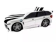 Ліжко машина ViorinaDEKO BMW 002 PREMIUM 180*80 см з ортопедичним матрацом біле - зображення 2