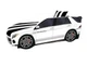 Ліжко машина ViorinaDEKO MERCEDES 006 PREMIUM 180*80 см з ортопедичним матрацом з підйомним механізмом біле - зображення 2