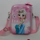 Сумочка дитяча для дівчаток Frozen Elsa через плече рожева 16×10×5 см - зображення 1