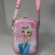 Сумочка дитяча для дівчаток Frozen Elsa через плече рожева 16×10×5 см - зображення 2