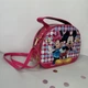 Сумка дитяча для дівчинки лакована через плече Mickey Mouse (Міккі Маус) 18×15×6 см малинова - зображення 9
