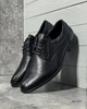 Туфлі чоловічі Derby NS 43 (27.5 см) Black Leather (арт 1391) - изображение 2