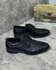 Туфлі чоловічі Derby NS 43 (27.5 см) Black Leather (арт 1391) - изображение 6