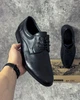 Туфлі чоловічі Derby NS 43 (27.5 см) Black Leather (арт 1391) - изображение 7