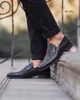Лофери чоловічі Loafers Crocodile Skin 42 (26-26.5см) Black (арт 1393) - изображение 2
