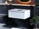 Тумба лакированная, подвесная Luxor Smart 60 с накладным умывальником Kuper - изображение 8