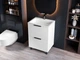 Тумба лакированная, Luxor Sena 60, с умывальником Imperio Low 60 - изображение 1