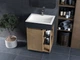Тумба лакированная, Luxor Idea 60 Дуб, с умывальником Imperio Low 60 - изображение 1