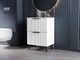Тумба лакированная, Luxor Anna 60, с умывальником Imperio Low 60 - изображение 7