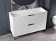 Тумба лакированная, Luxor Anna 120, с умывальником Imperio Low 120 - изображение 5