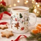 Новорічний порцеляновий кухоль Christmas 400 мл із пряниками (380-457-3) - зображення 2