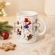 Новорічний порцеляновий кухоль Christmas 400 мл зі сніговиком (380-457-2) - изображение 1