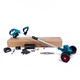 Коса аккумуляторная Rynor GrassHunter X200 PRO (21V, 4Ah) Триммер Райнор садовый с колесами и телескопической штангой + 2АКБ - изображение 2