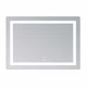 Зеркало Lidz Kubis (KU2) 1200х800 с LED-подсветкой Touch, с антизапотеванием, с диммером, рег. яркости LDKUB120080049007 - изображение 4