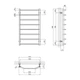 Сушарка для рушників водяна Kroner KRP Diva WT900x500-8 - зображення 2