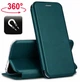 Чохол книжка Premium для Samsung Galaxy A52 та A52s (SM-A525/A528) магніт tpu emerald - изображение 1