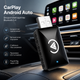 Беспроводной адаптер Robofun CarPlay / Android Auto Bluetooth 5.4 для автомобиля, USB, без задержек, стабильное подключение iOS - изображение 1