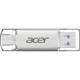 USB флеш накопитель Acer 64GB UT300 USB-A/Type-C 3.2 Silver (BL.9BWWA.589) - изображение 1