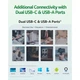 USB флеш накопитель Acer 64GB UT300 USB-A/Type-C 3.2 Silver (BL.9BWWA.589) - изображение 3