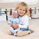 Lalka Bobas Bayer Reborn Baby z akcesoriami 38 cm Niebieska 93827AL (4003336421156) - obraz 5