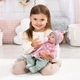 Lalka Bobas Bayer Reborn Baby z akcesoriami 38 cm Różowo-zielona 93827AM (4003336421163) - obraz 7