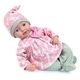 Lalka Bobas Bayer Reborn Baby z akcesoriami 38 cm Różowo-zielona 93827AM (4003336421163) - obraz 2