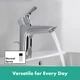 Смеситель для раковины HANSGROHE Logis 100 71100000 с донным клапаном - изображение 14