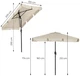 Parasol ogrodowy ModernHome by Multistore SL-UM019-3 - obraz 6