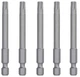 Zestaw końcówek udarowych DeWalt TORX T25 70 mm 5 szt (DT7293-QZ) - obraz 1