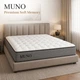 Матрац ортопедичний MUNO Premium Soft Memory односпальний 70x190 см пружинний PocketSpring середньої жорсткості для ліжка - изображение 1